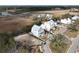 Aerial view of waterfront homes and marsh at 815 Dunham St, Charleston, SC 29492