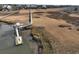 Private dock with boardwalk access and kayak at 815 Dunham St, Charleston, SC 29492