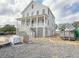 Two-story home under construction, gray siding, white trim at 815 Dunham St, Charleston, SC 29492