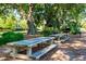 Wooden picnic tables and grills at 815 Dunham St, Charleston, SC 29492