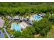 Aerial view of resort-style pools and lounging areas at 815 Dunham St, Charleston, SC 29492