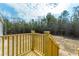 Wooden deck overlooking the backyard at 857 Devines Way, Cross, SC 29436