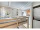 Bunk beds in a small room with light and airy decor at 8934 Sandy Creek Rd, Edisto Island, SC 29438