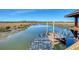 Floating dock with access to the water at 8934 Sandy Creek Rd, Edisto Island, SC 29438
