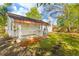 Spacious backyard with patio and mature trees at 109 Salem Ct, Summerville, SC 29486