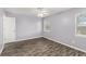 Simple bedroom with grey walls and wood-look flooring at 109 Salem Ct, Summerville, SC 29486