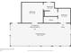 Layout of a home with a bedroom, bathroom, mudroom, and screened patio at 1306 Palmetto Blvd, Edisto Beach, SC 29438