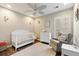 Charming Bedroom with crib, rocker, and neutral decor at 1504 Oldenburg Dr, Mount Pleasant, SC 29466