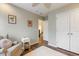 Bedroom with closet and view down the hallway at 1504 Oldenburg Dr, Mount Pleasant, SC 29466