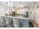 Modern kitchen with an island and stainless steel appliances at 1504 Oldenburg Dr, Mount Pleasant, SC 29466