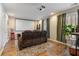 Home theater with projector, screen, and comfortable seating at 1504 Oldenburg Dr, Mount Pleasant, SC 29466