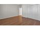Spacious bedroom with hardwood floors and ample closet space at 1857 Palmetto Isle Dr, Mount Pleasant, SC 29466