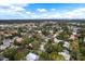 High-level aerial view of neighborhood and surrounding areas at 209 Bennett St, Mount Pleasant, SC 29464