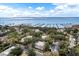 Aerial view showcasing waterfront and neighborhood at 209 Bennett St, Mount Pleasant, SC 29464