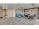 Covered patio area with table and chairs, attached to garage at 2618 Raven Dr, Sullivans Island, SC 29482