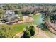 Aerial view of houses and pond at 2971 Treadwell St St, Mount Pleasant, SC 29466
