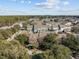 Aerial view of neighborhood with houses and lush trees at 2971 Treadwell St St, Mount Pleasant, SC 29466