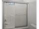 Bathroom with a shower/tub combo and sliding glass door at 2971 Treadwell St St, Mount Pleasant, SC 29466