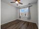Bright bedroom with wood-look floors and window with curtains at 2971 Treadwell St St, Mount Pleasant, SC 29466