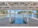 View from under the dock, looking out at the lake at 311 Calm Water Way, Summerville, SC 29486