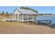 White community dock with gazebo over the water at 311 Calm Water Way, Summerville, SC 29486