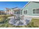 Outdoor patio with seating area and landscaping at 311 Calm Water Way, Summerville, SC 29486