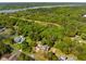 Stunning aerial view of a luxury home nestled among lush greenery and a scenic river backdrop at 3324 Westphal Dr, Johns Island, SC 29455