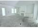 Large living room with white walls, fireplace, and built-in cabinets at 3324 Westphal Dr, Johns Island, SC 29455