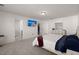 Spacious bedroom with carpet, large windows, and ample closet space at 346 Bradley Bend Drive, Moncks Corner, SC 29461