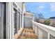 Spacious balcony with wood decking, offering an outdoor space at 4587 Summey St, North Charleston, SC 29405