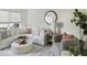 Spacious living room with a comfortable sofa and large window at 519 Parkdale Dr # J, Charleston, SC 29414