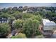 Oceanfront lot with a new home under construction nearby at 615 W Beach Ct, Folly Beach, SC 29439