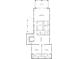 Detailed second floor plan with Primary bedroom, bedrooms, and Gathering room at 615 W Beach Ct, Folly Beach, SC 29439