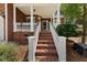 Brick steps leading to the covered front porch at 8604 Fox Hollow Rd, North Charleston, SC 29420