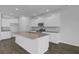 Modern kitchen with white cabinets and granite countertops at 107 Pen Shell St, Summerville, SC 29485