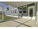 Screened porch with view of home exterior at 107 Pen Shell St, Summerville, SC 29485