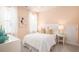 Charming bedroom with peach walls and a comfortable bed at 140 Maritime Way, Summerville, SC 29485