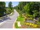 Aerial view of Liberty Hill Farm entrance with landscaping and signage at 1651 Siloh Dr # 487, Mount Pleasant, SC 29466