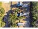 Aerial view of a neighborhood showing houses and landscaping at 2166 Brown Pelican Ln, Charleston, SC 29412