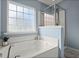 Relaxing bathroom with soaking tub and separate shower at 230 Wathen Dr, Goose Creek, SC 29445