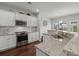 Spacious kitchen with stainless steel appliances and granite countertops at 230 Wathen Dr, Goose Creek, SC 29445