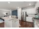 Modern kitchen with stainless steel appliances and granite countertops at 230 Wathen Dr, Goose Creek, SC 29445