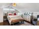 Bright bedroom with vaulted ceiling, comfy bed, and ample storage at 2335 Tall Sail Dr # 508H, Charleston, SC 29414
