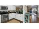 Modern kitchen with stainless steel appliances and granite counters at 2335 Tall Sail Dr # 508H, Charleston, SC 29414