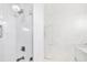 Clean bathroom with a walk-in shower and modern fixtures at 305 Matilda St, Edisto Beach, SC 29438