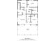 Two-story home floor plan, with primary bedroom and multiple baths at 305 Matilda St, Edisto Beach, SC 29438