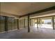 Covered parking area with concrete floor and wooden beams at 305 Matilda St, Edisto Beach, SC 29438