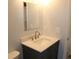 Modern bathroom vanity with quartz countertop and new faucet at 3701 Docksite Rd # 320, Edisto Beach, SC 29438