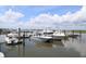 Boats docked at the marina at 3701 Docksite Rd # 320, Edisto Beach, SC 29438