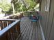 Wooden deck with chairs, offering relaxing outdoor space at 506 Jungle Rd, Edisto Island, SC 29438